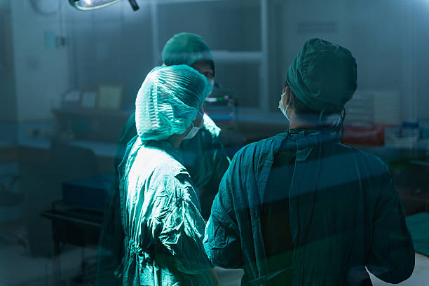 Healthcare professionals consulting a patient